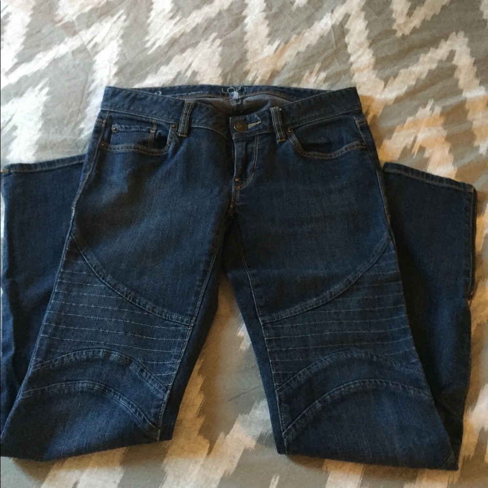 *SOLD* Loft Modern Skinny Moto Jeans